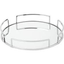 Round Silver Tray For Coffee Table Mirror Vanity Tray Vanity Tray Modern Round
