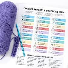 Crochet Symbols And Directions Chart Allfreecrochet Com