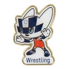 Mascota de los juegos olimpicos tokio 2020 el 7 de diciembre de 2017 fue distribuido 3 pares de mascotas. Juegos Olimpicos De Tokio 2020 Olimpico Lucha Libre Pin Insignia Mascota Miraitowa De Japon F S Ebay