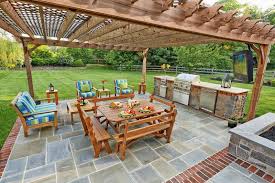 In addition, a kitchen pergola with a beautiful design is part of the exterior decoration of your favorite home. Dreamy Design Ideas For Outdoor Kitchens Pergola Gazebos