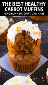 Healthy Carrot Cake Muffins The Big Man S World Recipe In 2020 Sugar Free Baking Clean Eating Desserts Healthy Carrot Cake Muffins