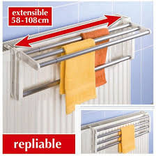 Seche Linge Pour Radiateur De Salle De Bain Butterfly Sechoir A Linge Salle De Bain Radiateur