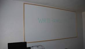 Home Depot Sells Dry Erase Board Material Which Is Just A Melamine Surface Dry Erase Board White Board White Paneling