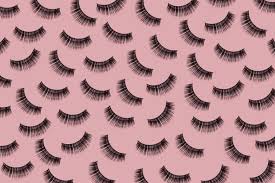Lashes vector pattern with pink glitter effect. The Best False Eyelashes Of 2020 Sunday Edit