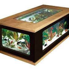 Aquarium mini bisa menjadi salah satu tempat. Favorit Meja Tamu Minimalis Aquarium Unik Shopee Indonesia
