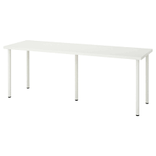 Linnmon Adils White Table 200x60 Cm Ikea Ikea Table Ikea Linnmon Table Top
