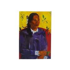 Gauguin Cicekli Kadin Kucuk Boy Defter Paul Gauguin Kadin Ve Empresyonist