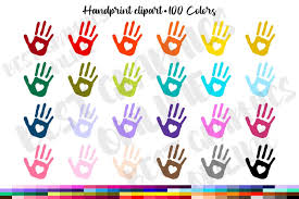 Download Hand Prints Clipart Planner Stickers Digital Kids Baby Child 807680 Illustrations Design Bundles