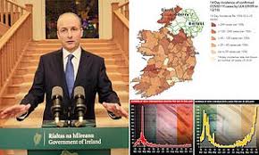 Martin addressed the nation from. Coronavirus Ireland Orders Full National Lockdown Daily Mail Online