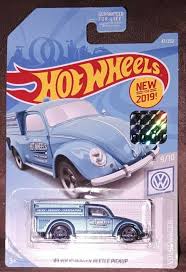 Hot Wheels 2019 Factory Sealed Sticker Blue 49 Volkswagen Beetle Pickup Hot Wheels Volkswagen Beetle Volkswagen