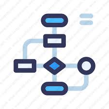 download web design development flowchart diagram plan process icon inventicons