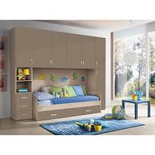 Chambre D Enfant Complete Hurra Combine Lit Pont Decor Orme Beige Taupe Mennza Mebel Dlya Detskoj Spalni Krovati I Glavnye Spalni