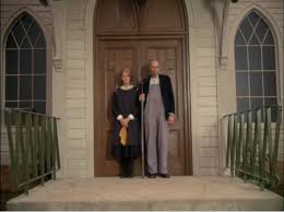 Most of my work (and, incidentally, my life) revolves around the rocky horror picture show. In The Rocky Horror Picture Show 1975 Magenta And Riff Raff Appear Early On In The Movie Posing As American Gothic Moviedetails