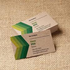 Which paper is better to choose? Kraft Paper Business Cards Eco Friendly Cards Vistaprint