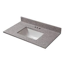 x 19 in. d granite vanity top in napoli
