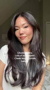 Oh, hi, TikTok 🙋🏻‍♀️ #chunkylayers #haircuttransformation #curtainbangs  #90shair