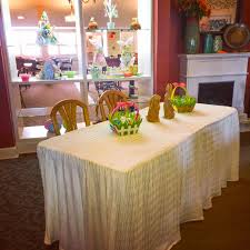 Easter Weekend In Full Swing Love Seeing The Creativity With Our Folding Table Cloth Table Cloth Table Folding Table