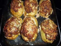 Pommes De Terre Farcies A La Viande Recette Pommes De Terre Farcies Recettes De Cuisine Recette Pomme
