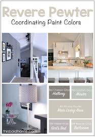 Revere Pewter Coordinating Paint Colors This Bold Home Coordinating Paint Colors Paint Colors For Home Revere Pewter