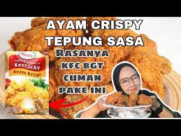 Potong tempe memanjang seperti stik; Eps 31 Rahasia Ayam Crispy Pake Tepung Sasa Kentucky Jadi Special Kaya Kfc Masak Makan Youtube