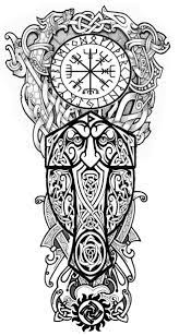 Let's find out the meanings and significance of the most popular viking tattoo designs, so that it is easier for you to choose your ink art design when you visit your. Prefabricated Sketch Celtic Tattoo Sleeve Prefabricated Sketch Viking Tattoo Sleeve Viking Tattoo Symbol Scandinavian Tattoo