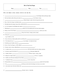 Questions and answers about folic acid, neural tube defects, folate, food fortification, and blood folate concentration. How To Train Your Dragon Movie Worksheets Teaching Resources Tpt