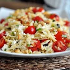Orzo Salad With Tomatoes Basil And Feta Mel S Kitchen Cafe Recipe Healthy Recipes Salad Recipes Pasta Dishes