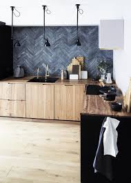A peel and fireplaces split faced tiles tape a readytouse kit see what is possible to browse through the right type of pearl. Warning These Kitchens Will Sell You On A Black Slate Backsplash Hunker