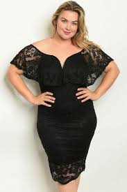 Womens Plus Size Black Lace Overlay Cocktail Dress 3x Cold Shoulder Bodycon In 2020 Plus Size Cocktail Dresses Plus Size Formal Dresses Dresses