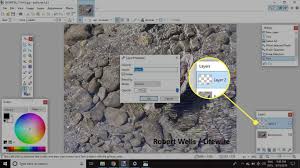 Paint is usually used in remove photo watermark and background. Apply A Text Watermark To Graphics In Paint Net