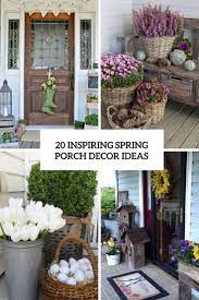 20 Inspiring Spring Porch Decor Ideas Spring Porch Decor Summer Porch Decor Front Porch Decorating