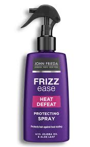 When you go to the salon for styling. Heat Defeat Protecting Spray John Frieda