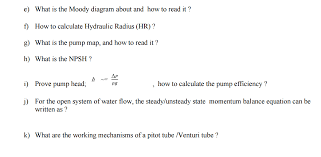 Solved What Is The Moody Diagram About And How To Read It