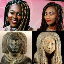 6b97bf69645b747a2fd267e5ad4ea159 Box Braids Ancient Egypt African Hair History Black History Black History Books