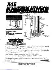 Weider X42 Manuals