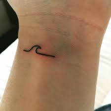 Set of 2 blue wave billow temporary tattoo vintage fake waterproof boho small wrist tattoo custom bachelorette tattoos designstattoostudio 5 out of 5 stars (896) sale. 35 Simple Wave Tattoos Pictures
