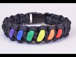 A very simple and basic buckle for paracord bracelets. Make A Rainbow Colored Paracord Survival Bracelet With Buckle Boredparacord Youtube Paracord Bracelets Paracord Bracelet Tutorial Survival Bracelet