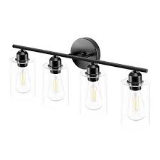 In addition, lantern themes and mason jars can be very popular in a farm home. Espird 3 Light Bathroom Vanity Light Fixtures Black Rustic Farmhouse V Alianor
