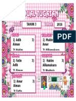 Jadual bertugas kelas yang kreatif google search classroom management color education. Jadual Bertugas Kelas