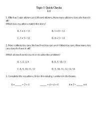 Savesave geometry smart packet answer key for later. Envision Math 1 1 Worksheets Teaching Resources Tpt