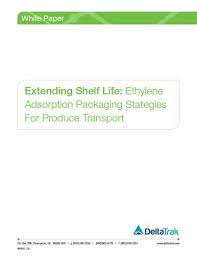 Extending Shelf Life Ethylene Absorption Packaging
