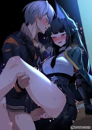 kukiyuusha, hoshimi miyabi, wise (zenless zone zero), zenless zone zero,  highres, 1boy, 1girl, ahegao, blush, bottomless, breasts, cum, cum  overflow, drooling, hetero, large breasts, leg focus, leg lift, missionary,  no panties, sex,