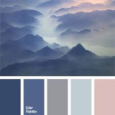 They are very low in contrast and can wear pale colors that wash out others. Color Of Fog In Mountains Color Of Morning Mist Color Of Sunrise Color Scheme For Bedroom Gentle Blue Color Schemes Blue Colour Palette Decor Color Schemes