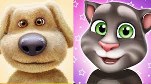 Kids Games My Talking Dog Ben Vs My Talking Cat Tom 2 Talking Dog Cat Talk Games For Kids