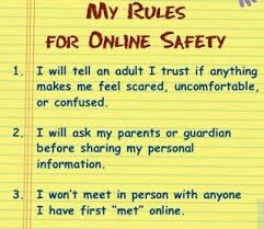 It seems not a day goes by that we don't hear some new kind of threat aimed at wreaking. Rules For Internet Safety Lesnansky S Control Center