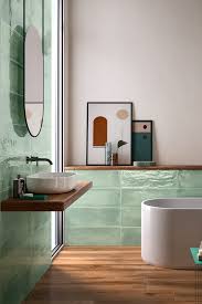 Trova ispirazione scegli tra migliaia di prodotti arreda la casa senza uguali. Piastrella Intinta Giada 20x60 Lucido Verde Acqua Iperceramica Bagno Verde Acqua Design Bagno Piccolo Arredamento Piccolo Bagno