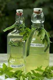 Selbstgemachter Minz Sirup Homemade Mint Syrup Rezept Recipe Minze Rezepte Cocktails Mit Minze Sirup