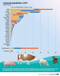 Livestock is commonly defined as domesticated animals raised in an agricultural setting to produce labor and commodities such as meat, eggs, milk, fur, leather, and wool. Livestock Population In Numbers Products Eurostat News Eurostat
