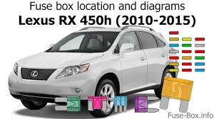 Lexus 2004 rx330 owner's manual supplement (smg104). Fuse Box Location And Diagrams Lexus Rx450h 2010 2015 Youtube