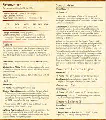 The Stormship A Gos Compatible Ship Statblock Eberron 5e Conversion Eberron